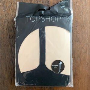 Topshop new in package suspender tights